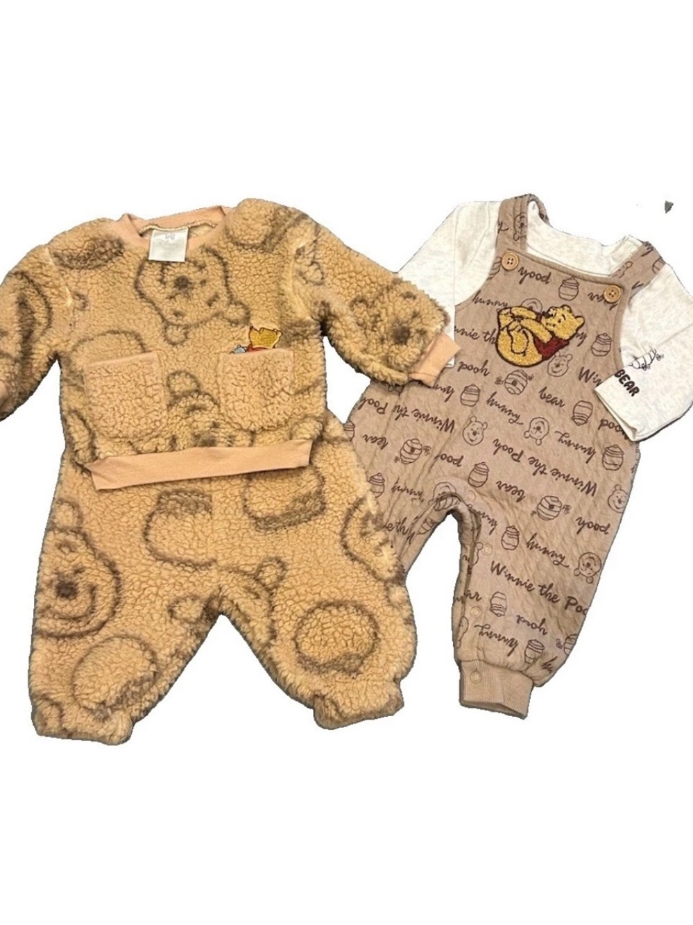 Disney Baby Winnie the Pooh 2 Outfit Bundle 0–3M